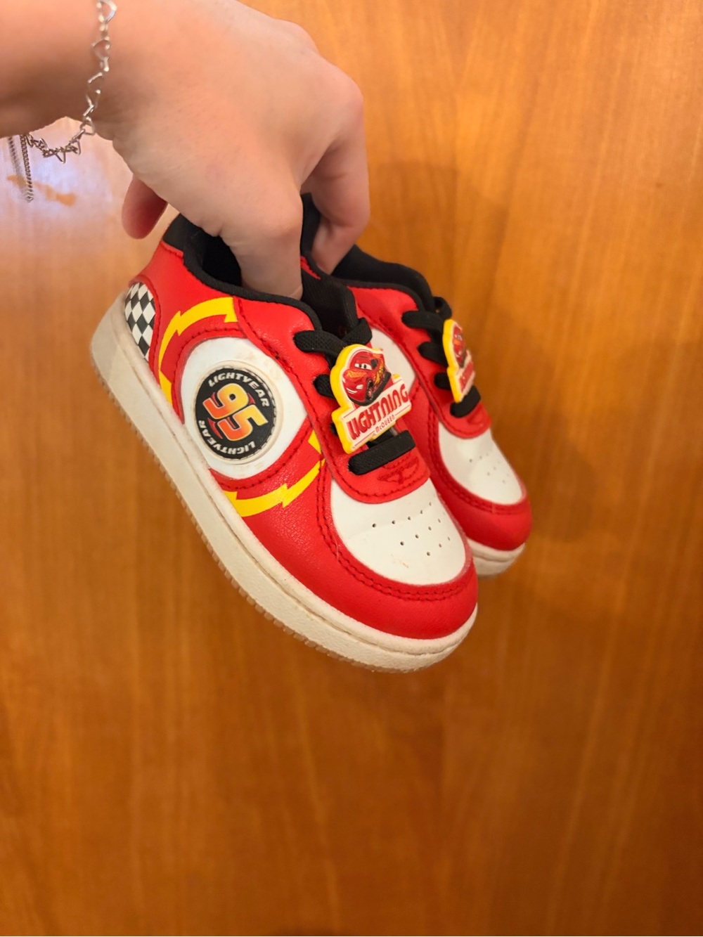 Disney Lightning McQueen Kids Sneakers - Red White Black